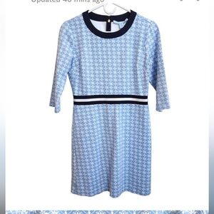 Draper James Long Sleeve Honeycomb Persley Dress